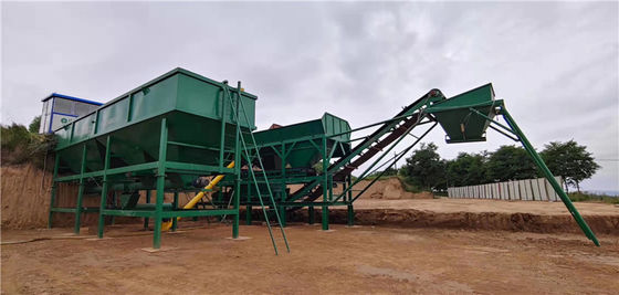 Planta de mezcla móvil libre del suelo de la fundación 90KW para los proyectos ferroviarios