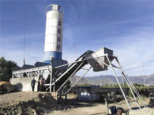 La grava completamente automática estabilizó la planta de mezcla del suelo con el cemento Silo vertical