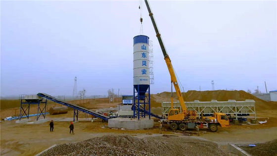 plantas de mezcla del cemento del suelo de la cal 500t/H usadas en la construcción de carreteras alta exactamente
