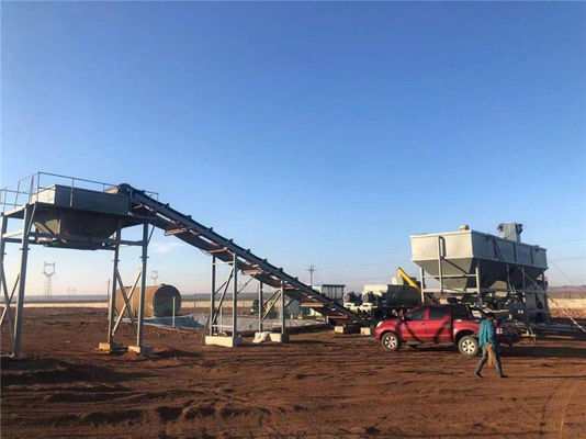 El eje gemelo fácil de usar forzó la planta de mezcla estabilizada del suelo 700t/H