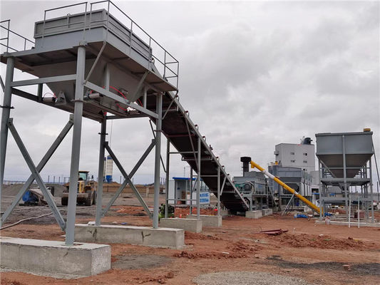 Planta de mezcla del cemento del suelo de la cal 300-800t/H en la planta de procesamiento por lotes por lotes del sitio