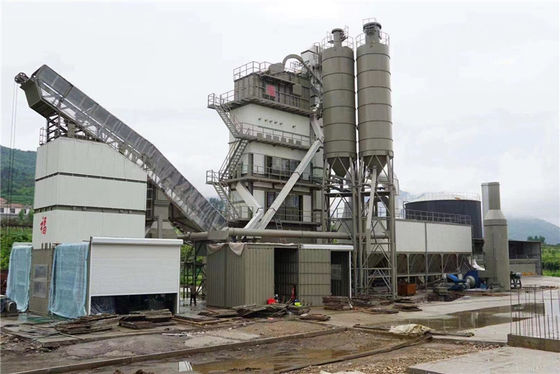 120TPH automatizó a Asphalt Mixing Plant Environmental Protection inmóvil