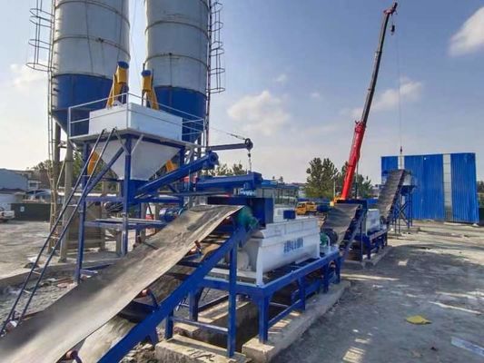 Puentes 120m3/h Estabilizada planta de mezcla de suelo Alta automática