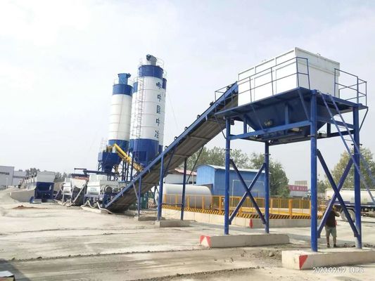 Instalación de mezcla de suelo estabilizada de descarga inversa 50 m3/h