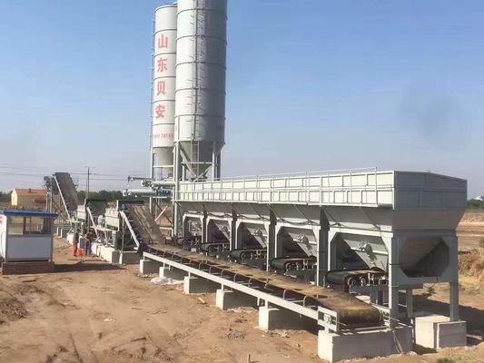 Planta de mezcla de suelo estabilizada de vía continua móvil con sistema de control automático completo