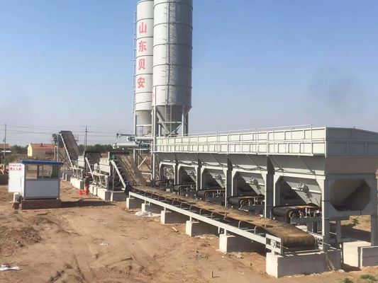 Planta eléctrica de mezcla de suelo estabilizado en proyectos de carreteras municipales