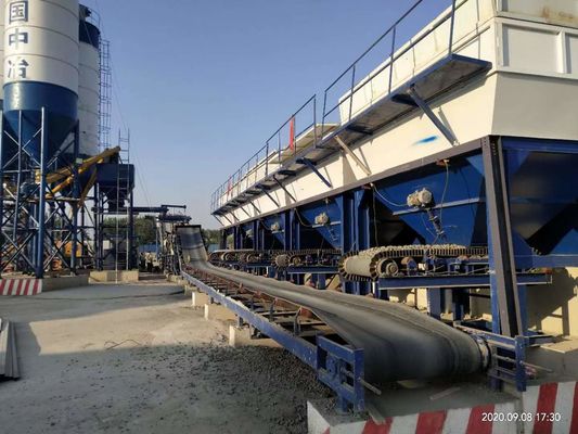 Instalación de mezcla de tierra estabilizada de cinta transportadora Energía eléctrica