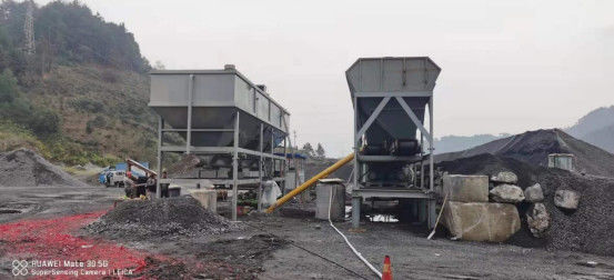 Estación de mezcla de agua estabilizada móvil sin fundamento