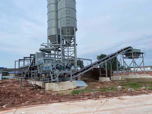 Construcción combinada de una planta móvil de mezcla de suelos de 300-600 t/h