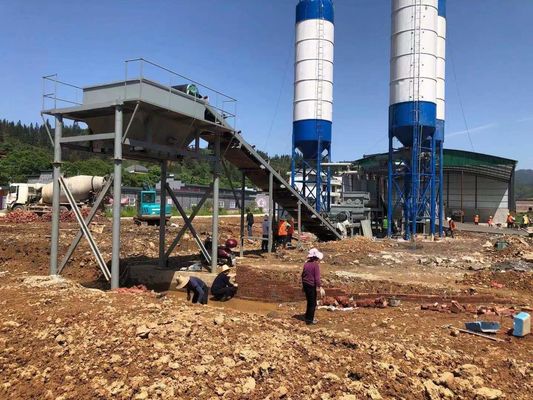 Proyectos de construcción de una planta de mezcla de suelo estabilizada WDJ300/400/500/600 con éxito